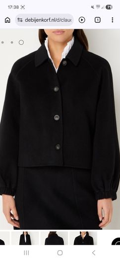 Claudie Pierlot Wool Jacket - Black - FR 38 Fits UK 12 - BNWT RRP 375