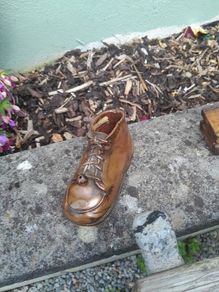old child copper shoe