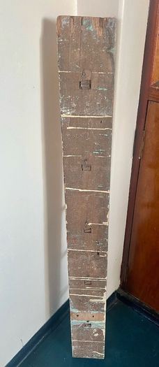 Antique Estate Made Vernacular pine Coat rack