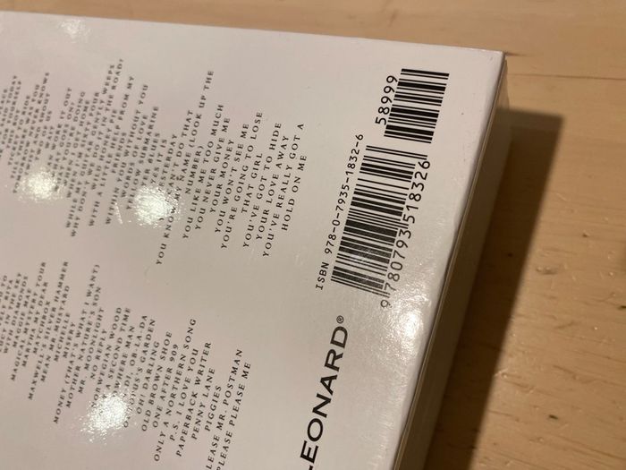 The Beatles Complete Scores Full Transcriptions Music Book