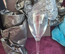 John Rocha Waterford Crystal Geo Red Wine Glasses x 4
