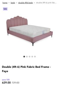 Double Bed & Mattress - Like New