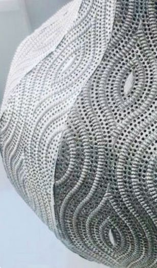 Moroccan ceiling lamp shade silver