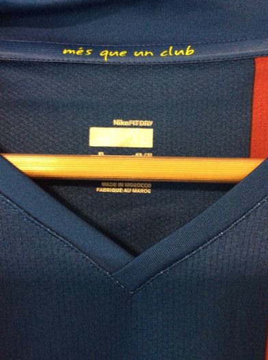 FC Barcelona Jersey. Official Mens Nike Home Jersey. Season 2007-2008. Original From The Time.