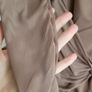 BERSHKA Mocha ruched bodycon dress Sz S (Fit 8 UK) Image 4