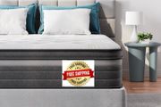 Gel Individually Pocket Sprung Small Double Mattress 4FT with Soft Fabric, 10 Inch Hybrid Mattress