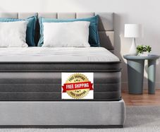 Gel Individually Pocket Sprung Small Double Mattress 4FT with Soft Fabric, 10 Inch Hybrid Mattress