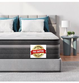 Gel Individually Pocket Sprung Small Double Mattress 4FT with Soft Fabric, 10 Inch Hybrid Mattress