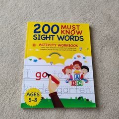 Set of 2 books - activity workbook Sight Words Learn and Read
