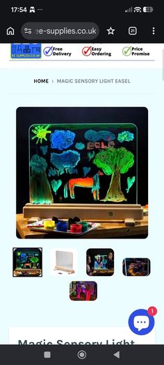 Magic Light Easel