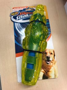 Dog water soaking cooling toy nerf dog