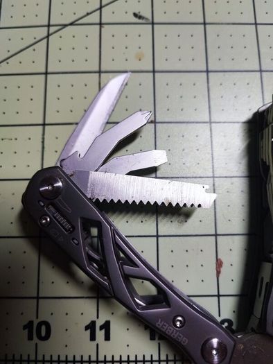 Gerber steel and aluminium multi-tool