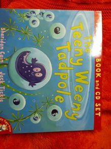 Children's book and cd,  The teeny weeny tadpole