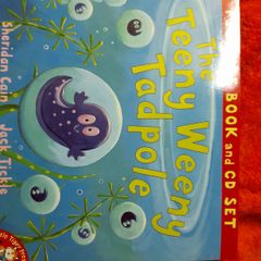 Children's book and cd,  The teeny weeny tadpole