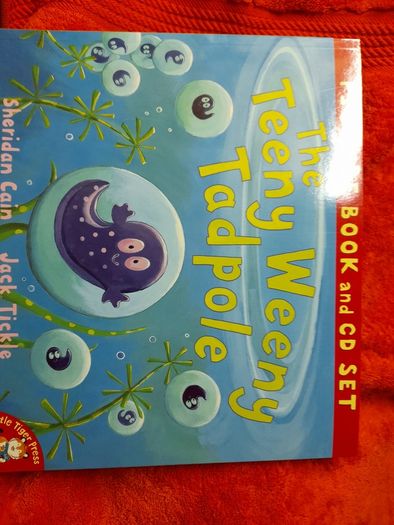 Children's book and cd,  The teeny weeny tadpole