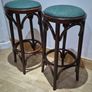 Pair of Vintage Bentwood Bar Stools Image 2