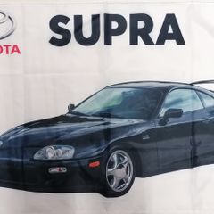 Toyota Supra Flag black 3ft x 2ft.