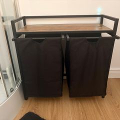 Laundry Hamper 2 Sections 95L