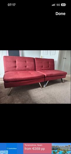 Click clack sofa bed