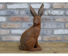 Cast Iron Rusty Rabbit D11216