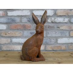 Cast Iron Rusty Rabbit D11216