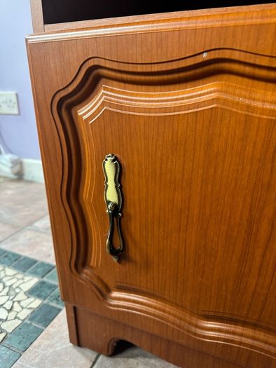 Vintage Bedside Locker Cabinet Teak Effect