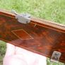 Vintage Acme Wood & Metal Clasped Tie Press Image 9