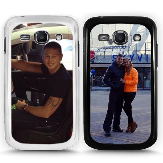 Samsung Galaxy Ace 3 - Personalised Hard Case - Black Or White