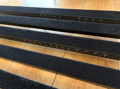 Pedal Board with 2 integrated (Rechargeable) PSU's