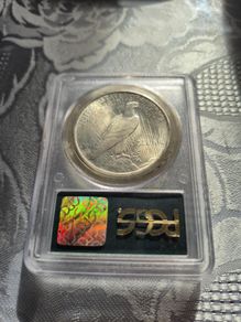 Graded MS64 Silver Peace Dollar coin PCGS