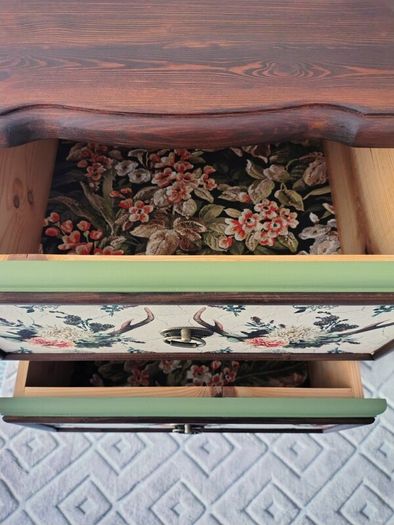 Tall boy chest of drawers