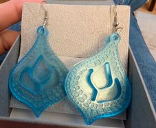 Hand made Resin Earrings