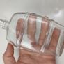 294 - Set of 7 Vintage Clear Glass Decorative Collectible Display Household Bottles Image 8