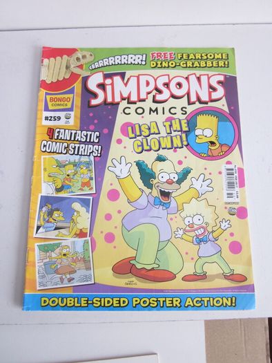 Five Simpsons Comics Published by Bongo Comics