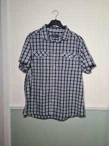 mens CRAGHOPPERS SOLARShield Check shirt sleeve Size XXL 2XL extra large EU 50 walking hiking