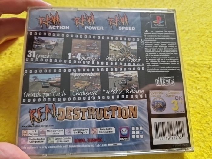 Destruction Derby Raw PlayStation1 Ps1 PlayStation2 Ps2 games Original
