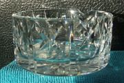 Hand-made lead crystal ashtray (3.5" Diameter)