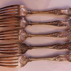 Vintage Kings Pattern Forks