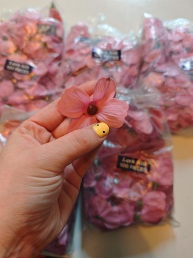 dusky pink flower artificial flowers fake flowers bundle