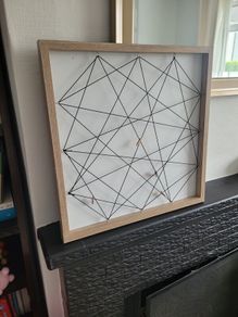 Wooden memo board