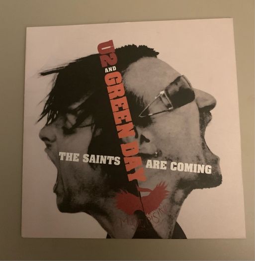 U2 GREEN DAY The Saints Are Coming 7 inch Vinyl UK 2006 Limited NUMBERED Edition