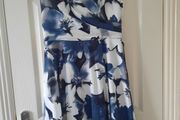 Ariella Navy and White Dress