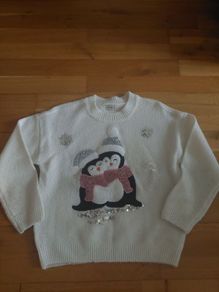 Girl's Christmas jumper