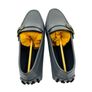Tod's Men Grey Leather Loafers Image 6