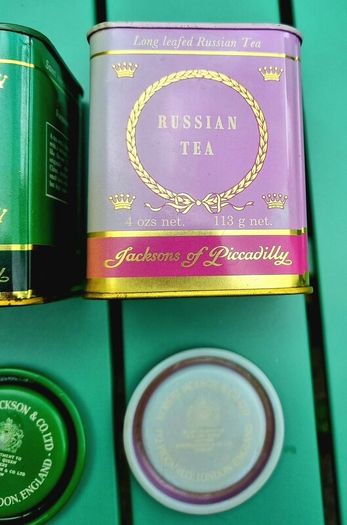 Vintage tea caddies (4) Jacksons of Picadilly