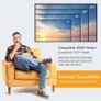 FREE P&P TV Wall Bracket for 26-60 inch TVs up to 52kg, Sturdy Tilt TV Bracket with VESA 75x75-400x400mm, 55 Inch Slim Wall Mount with Safe Pull Strings Image 4