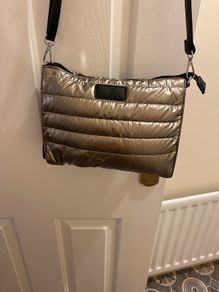 Beautiful gold/Biege  cross over bag