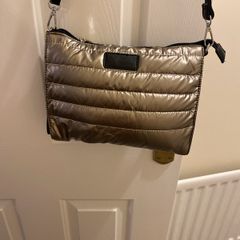 Beautiful gold/Biege  cross over bag