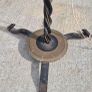 Antique Floor Lamp with Shade Image 9