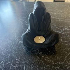 Death Candle Holder- Halloween Decoration